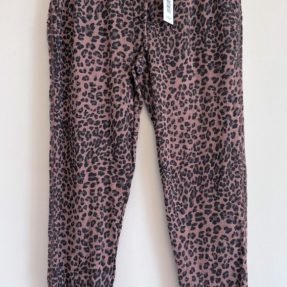 Michael Stars NEW Woodchip Leopard Berkley Drawstring Pocket Joggers Women $128 - Picture 8 of 8